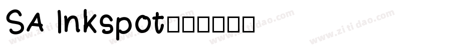 SA Inkspot字体转换